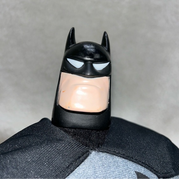 Batman plush doll 17" Justice League plush body plastic head READ - Picture 5 of 15